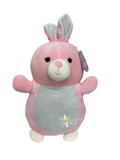 Squishmallow lapin fleur peluche de 35,5 cm qui apporte réconfort et tendresse