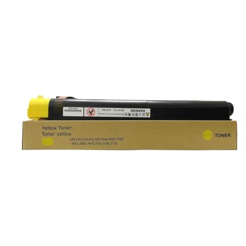Cartouche toner DocuColor C260 jaune au bureau pour imprimer les dossiers urgents