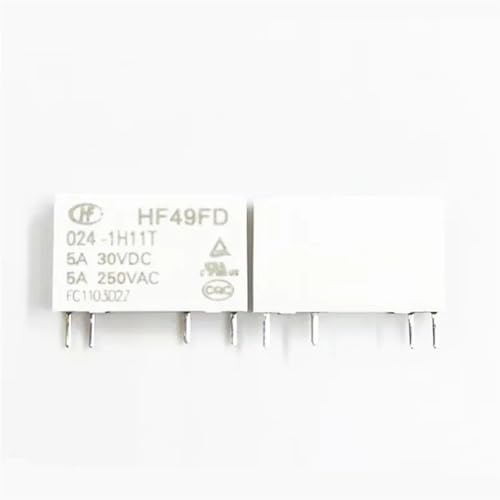Relais HF49FD 024-1H11T commutation 24V stable pour carte électronique