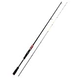 ARVALOLET Karpfen-Angelrute, Kohlefaser-Baitcasting-Rute for Barsch-Hecht-Karpfenangeln, verschiedene Größen