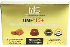 Amazon | MIS マヌカハニーUMF15+ ロゼンジ(のど飴) 6粒 | SMI