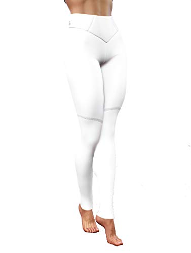 Booty Sculpted Leggings Beauty Pure Blanc Lycra | Pantalon de Sport pour Femme - Blanc - 32 Cover