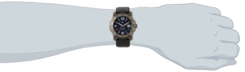 Tommy Hilfiger 1790895 - Reloj analógico de Cuarzo para Hombre con Correa de Piel, Color Azul