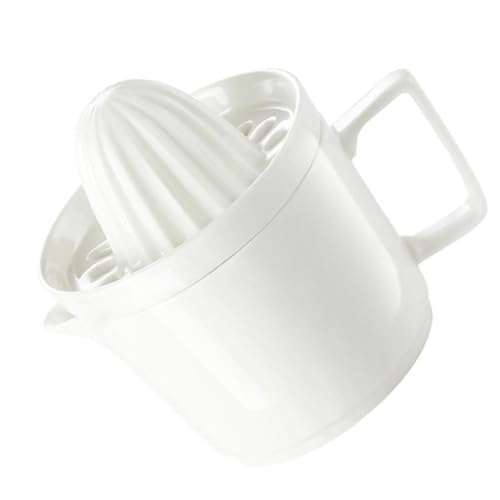 OFFIGAM Exprimidor Manual de Limón y Frutas de Cerámica, Compacto y Fácil de Limpiar, 1 Unidad para Uso en Cocina Doméstica y Extracción Rápida de Jugo