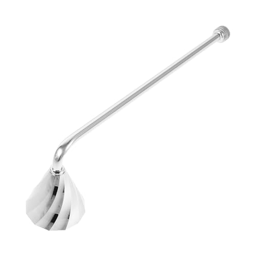 Lurrose Cubierta de Mecha de Vela para Apagar Fuego Apagavelas Vintage de Mango para Casa Oficina Boda o Fiesta