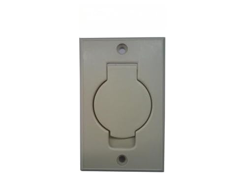(2) for Standard Central Vacuum Wall Valve Inlet for Built-in Vacuum Cleaners IVORY