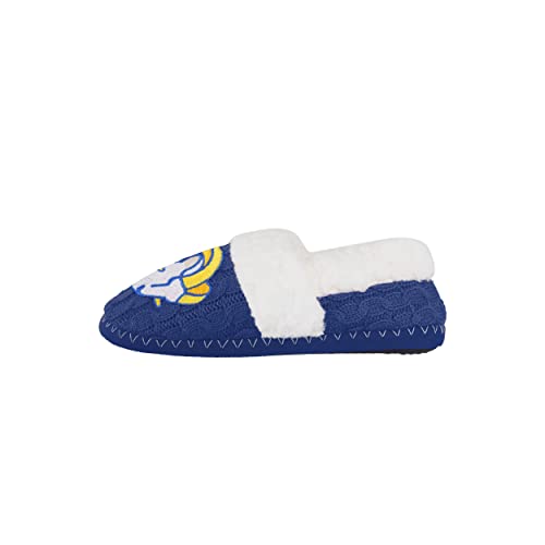 Image of FOCO Womens NFL Team Color Moccasin Slippers | Casual Slippers