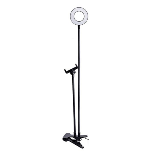 Luz de relleno SEWACC con anillo de luz LED y soporte clip de smartphone