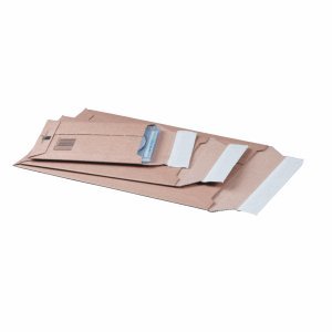 smartboxpro Versandtasche Wellpappe A4+ 235x337x-35mm haftklebend braun VE=100 Stück