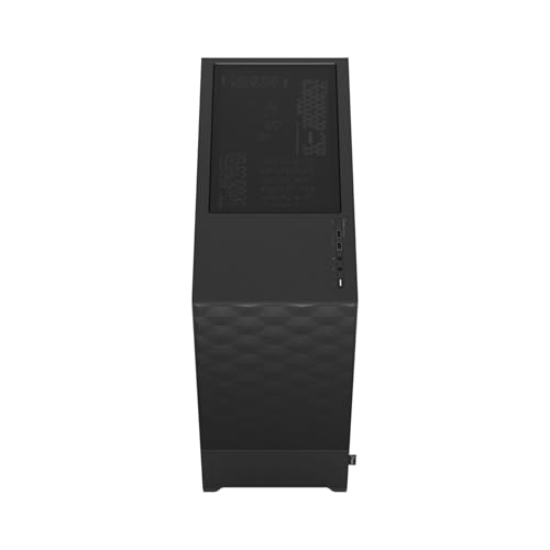 Fractal Design Pop Air Black – Solid – Honeycomb Mesh Front – Solid Side Panel - Three 120 Mm Aspect 12 Fans Included – Atx High Airflow Mid Tower Pc Gaming Case - 6