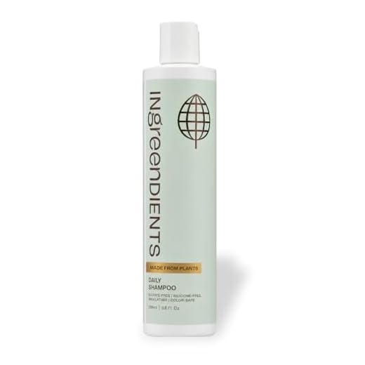Ingreendients Sulfate Free Vegan Shampoo with Organic Ingredients, Apple Cider Vinegar & Tea Tree Oil - Organic Shampoo Restores Shine, Color Safe Shampoo, Paraben Free Shampoo, Gluten Free Shampoo, Silicone Free, pH Balanced Shampoo, Cruelty Free Shampoo