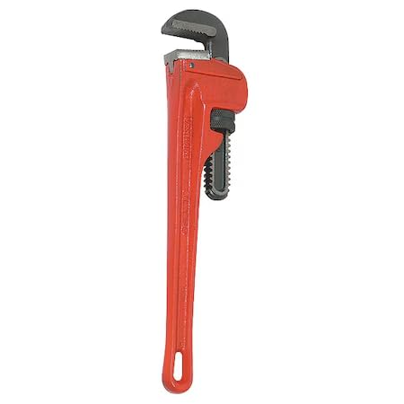 Pipe Wrench,I-Beam,Serrated,14"