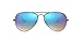Produktbild Ray-Ban Unisex Mod. 3025 Sonnenbrille, Schwarz (Gestell: schwarz, Gläser: blau Gradient, verspiegelt 002/4O), Large (Herstellergröße: 55)