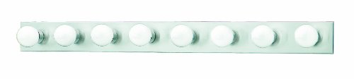 One-Day Sale: Up to 70% Off Thomas Lighting Sl7425-78 Eight-Light Bath Fixture, Brushed Nickel