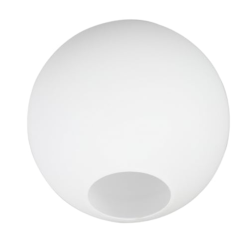 MAGICLULU Paralume in Vetro Smerigliato Bianco Latte Diametro 15 CM, Coprilampada Sferico per Lampadari, Adatto a Sale da Pranzo e Soggiorni