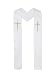 Autom Reversible Baptismal and Wedding Stole, White, One Size