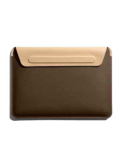 Image of DailyObjects Walnut Brown SnapOn Envelope Sleeve For Macbook Pro 38.01cm (15 inch)