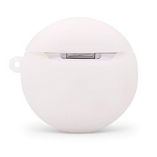 Yonocosta Cute Airpods Case, Airpods 2 Case, Cool Funny Noctilucent White Skull Shaped Full Protection Shockproof Soft Silicone Charging Case Cover Skin With Keychain For Airpods 1&2 #TOP5