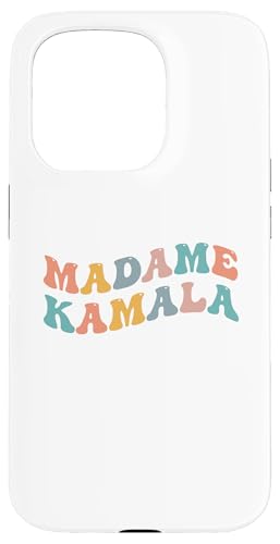 Custodia per iPhone 15 Pro Madame Kamala Harris 2024 Elezione Vota Presidente Presidenza