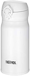 THERMOS 4035.211.035 Ultralight Thermos Flask, White, 350 ml, Extremely Lightweight, 165 g, Drinking Bottle, Dishwasher Safe, Thermos Flask Keeps Hot for 10 Hours, Cold for 20 Hours, BPA-Free