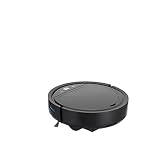 XRHDTQVVIG Cordless Vacuum Robot Vacuum Cleaner APP and Voice Control Sweep and Wet Mopping Floors Carpet Run Auto Reharge Household Tool(Black)