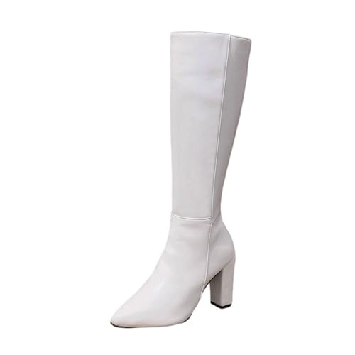 Bottes d'hiver droites unies pour vos sorties décontractées