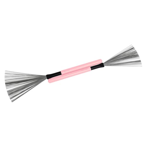 Wakauto Drum Brush Set 2 Pcs Maple Drum Brushes for Boys and Girls Beginners Students Adults Wooden Handle