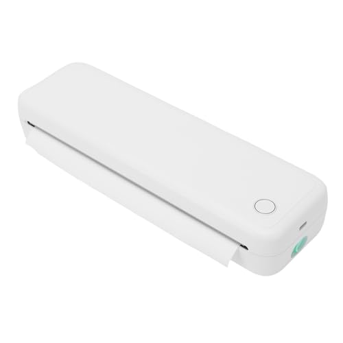 Image of Portable Thermal Printer, Wireless Bluetooth Mini A4 Printer with 2000mAh Battery No Ink Technology Compact Design for Travel Office Home