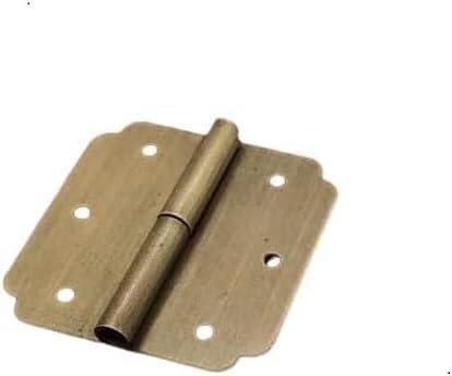 Hinges, 2 Pieces Antique Cabinet Wardrobe Door Bookcase Hidden Pure Copper Hinges