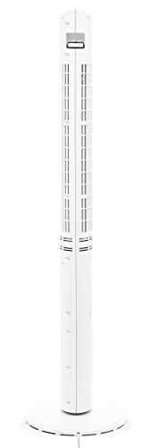 Dimplex-Xpelair-XPP-Mont-Blanc-Tower-Cooling-Fan-Desktop-or-Floor-Standing-Tower-Fan-Quiet-Air-Cooler-Tall-Compact-Column-Unit-for-Home-or-Office-with-LED-Display-Timer-Remote-Control--White