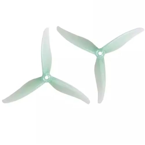 Hélice FPV 5131 tri-pale verte 5.1 pouces pour drone quadcopter