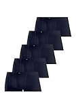 H.I.S Herren Boxershorts, Ausführung Hipster, 5er Pack (DE/NL/SE/PL, Alphanumerisch, M, Regular, Regular, 5 x Navy)