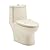 Swiss Madison Well Made Forever SM-1T112BQ, Ivy One Piece Toilet Dual Vortex Flush 1.1/1.6 gpf in Bisque