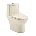 Dieppe One Piece Toilet Dual Vortex Flush 1.1/1.6 gpf in Bisque
