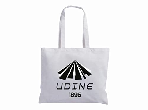 Tipolitografia Ghisleri Sac avec drapeau Udine 1896 en coton avec poignées longues