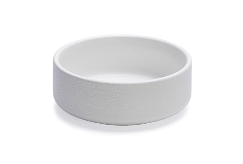Designed by Lotte Napf Lojs, Hundenapf, Keramik, Weiß, 13,5x13,5x5