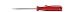 Produktbild Wiha Kleinschraubendreher Schlitz transparent-rot, mit Ansteckclip (01538) 3,0 mm x 60 mm