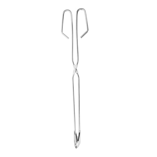 FELTECHELECTR Ergonomic Handle Trash Gripper Pickup Grabber Garden Nabber Litter Picker Upper Stainless Steel Fire Pit Barbecue Campfire Tool