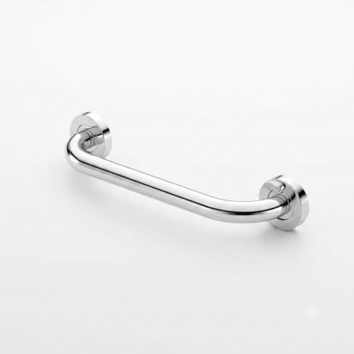 Image of Stainless Steel Wall Mounted Grab Bar, Towel Bar, Bathtub Rails, Safety Hand Support Balance Handle Bars, Bathroom Accessories for Home, Hotel (Chrome Finishing, Pack of 1)