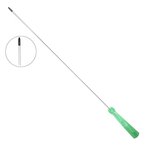 Chave Philips 3/16 X 14 Polegadas Grande Aço Cromo Vanádio Imantada Cabo Verde Profissional