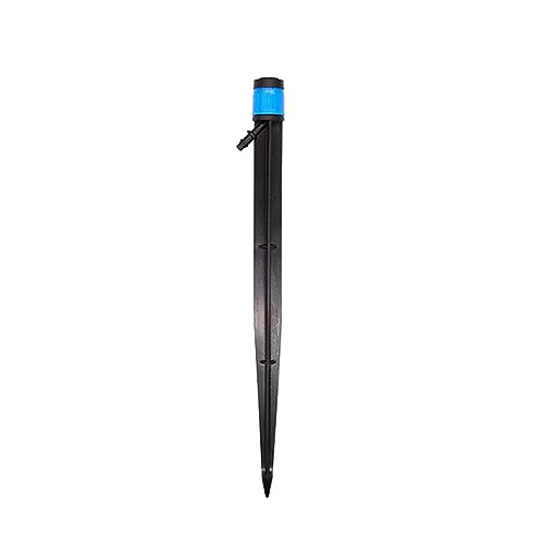 Zeiwohndc 100 Uds Emisores Goteo Rociador Estaca Flujo Agua Manguera Tubo Irrigación Ajustable Gotero 360 ​​Grados para Riego