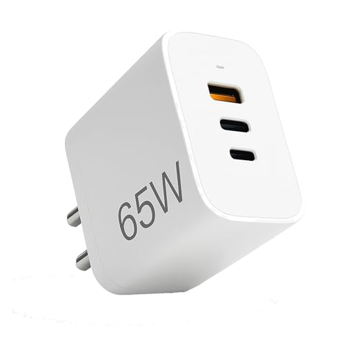 Image of Addtam Original 65W Multi-Port Charger Type C PD Fast Charging Adapter for Laptop /MacBook /Tablet /Samsung /Google /Nothing /Motorola /Oneplus /iPhone & Android Smart Phones, Supports All Protocols