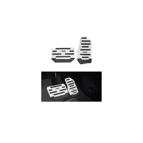 Sandfren 2PCS Car Transmission Pedal Cover Kits, Automatic Non-Slip Vehicle Gas and Brake Pad...