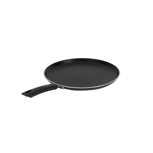 Royalford Non-stick Dosa Tawa - 3 Layer Coating Hammer Tone Coated Base 3mm Thick | Comfortable Handle PMPO Free | Ideal for Dosa, Crepes, Roti, Paratha, Pancakes & More