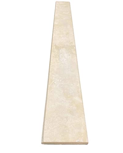 Durango Cream Filled And Honed Ivory Light Travertine Threshold (Marble Saddle) (4"X30") #TOP4
