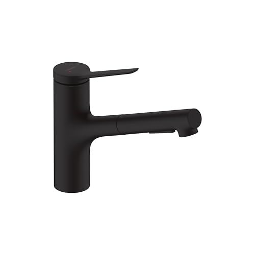 hansgrohe Zesis Black Single-Handle Kitchen Faucet