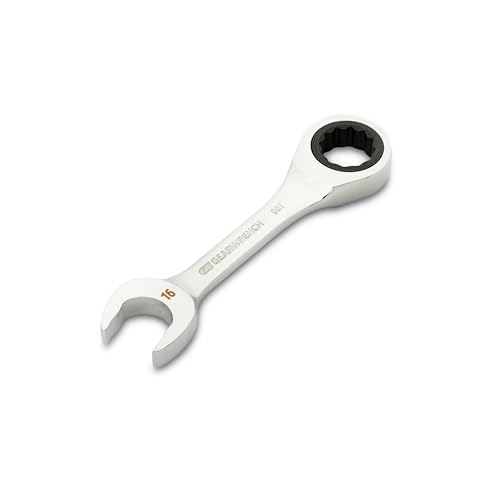 GearWrench 16mm 90-Tooth 12 Point Stubby Combination Ratcheting Wrench | 86846