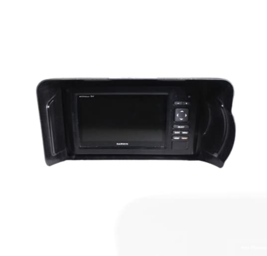 Image of BerleyPro Garmin Fish Finder Visor - Sun Cover & Glare Reduction - Fits Echomap UHD /UHD2 /Ultra, GPSMAP, Striker, Echomap Chirp & More - CNC Machined ASA Plastic