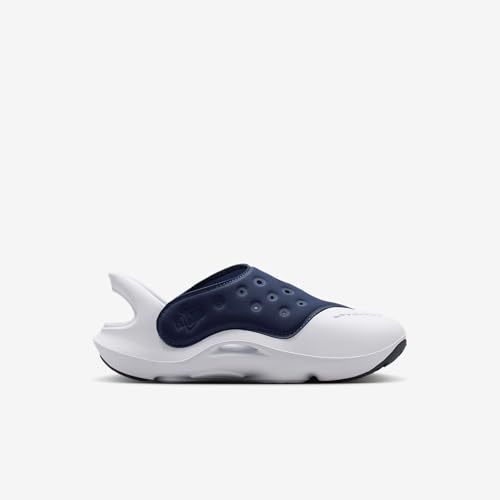 Nike Aqua Swoosh Little Kids' Sandals (Midnight Navy/White/Rush Pink)3