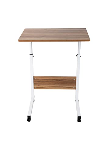 Mind Reader Adjustable Rolling Lapdesk Couch End, Side Table, Over Bed Desk, Medium, Brown #TOP3